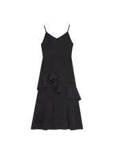 Load image into Gallery viewer, Black suspender dress
